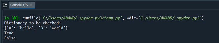 Python 3 has_key output 1