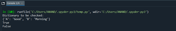 Python 3 has_key output 2