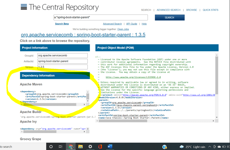 String boot starter parent 2