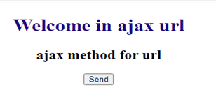jquery ajax url output 1