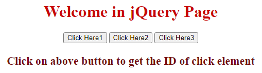 jquery get id of clicked element output 2