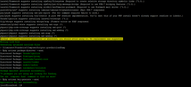 laravel nginx output 3.2