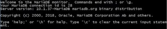 mariadb port output 1