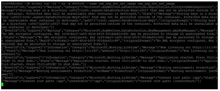 ASP.NET Core Docker 1