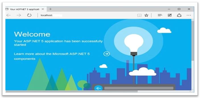 Finally execute the application