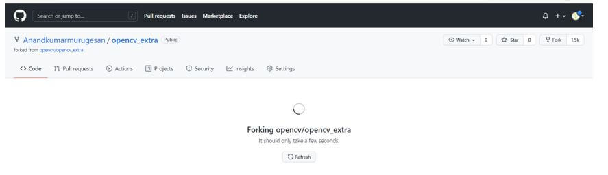 Next a branch for the work has to be identified