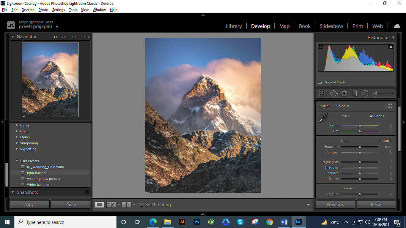 Lightroom Background Color 2