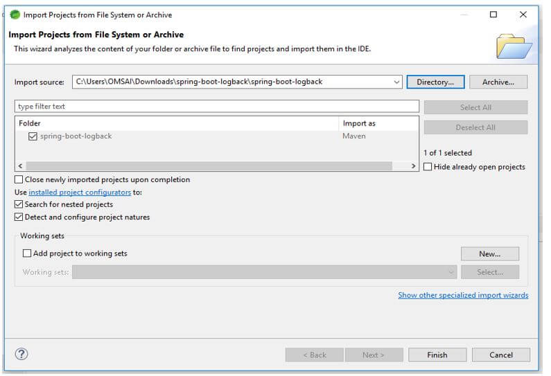 Spring Boot Logback 2