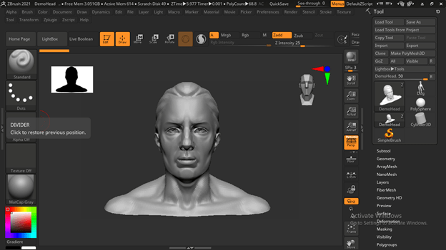 Zbrush Render output 6