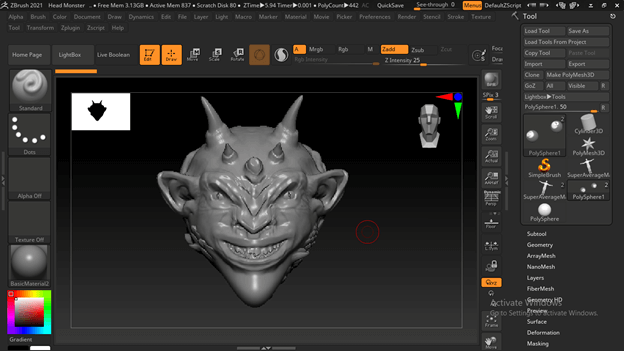 Zbrush keyshot output 1