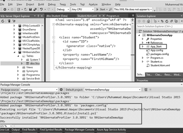nhibernate profiler output 2