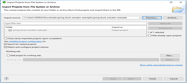 spring boot actuator endpoints output 2