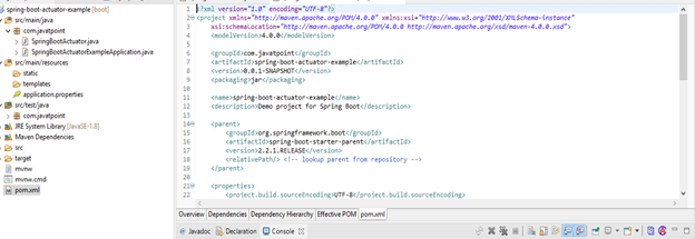 spring boot actuator endpoints output 3