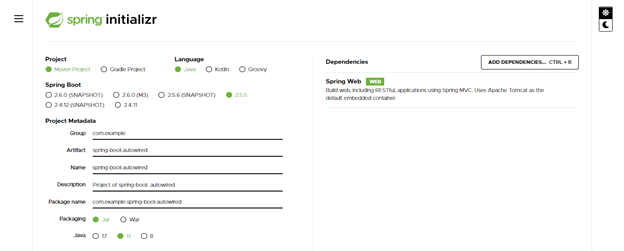 spring boot autowired output 5