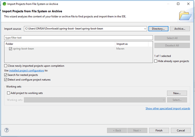 spring boot bean output 2