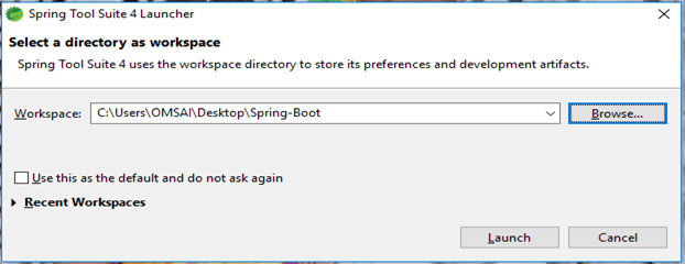 spring boot ide output 1