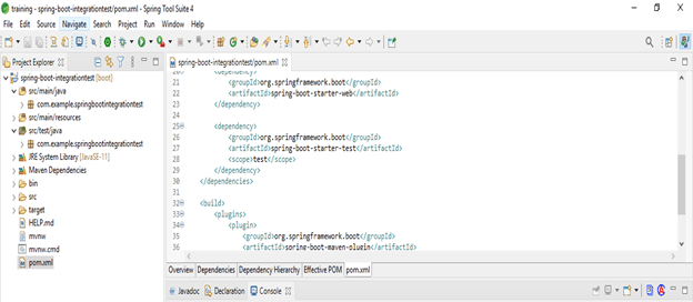 spring boot integration test output 3