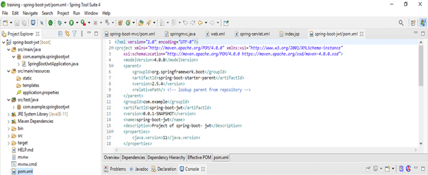 spring boot jwt output 3