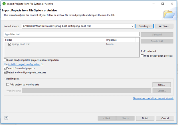 spring boot rest output 2