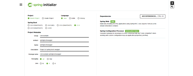 spring boot swagger output 1