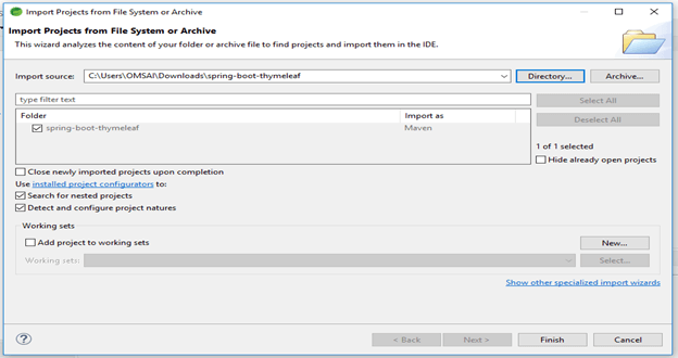 spring boot thymeleaf output 2
