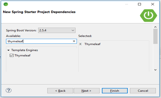 spring boot thymeleaf output 6