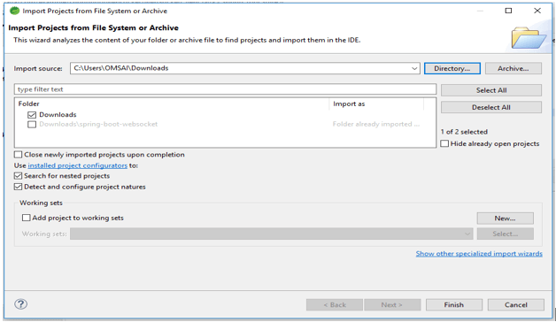 spring boot websocket 2