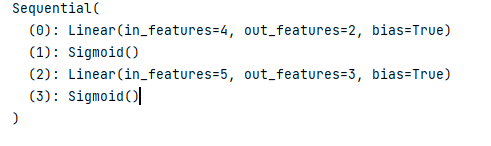 PyTorch sequential Example 1