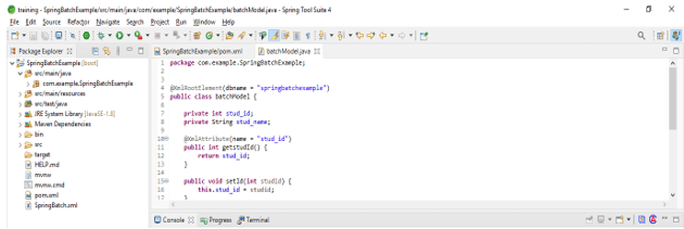 Spring batch example 13