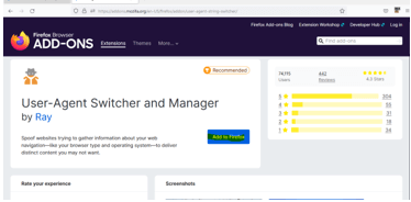 Selenium User-Agent 3