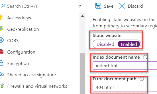 Azure hosting output 5