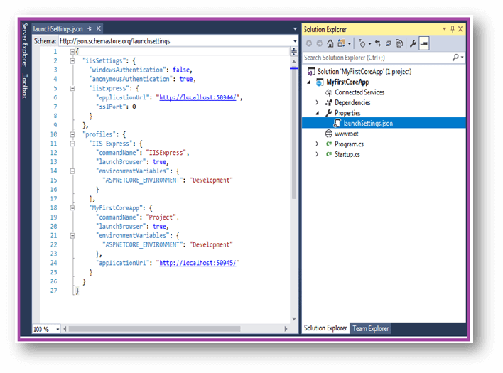 asp.net core environment variables output 3