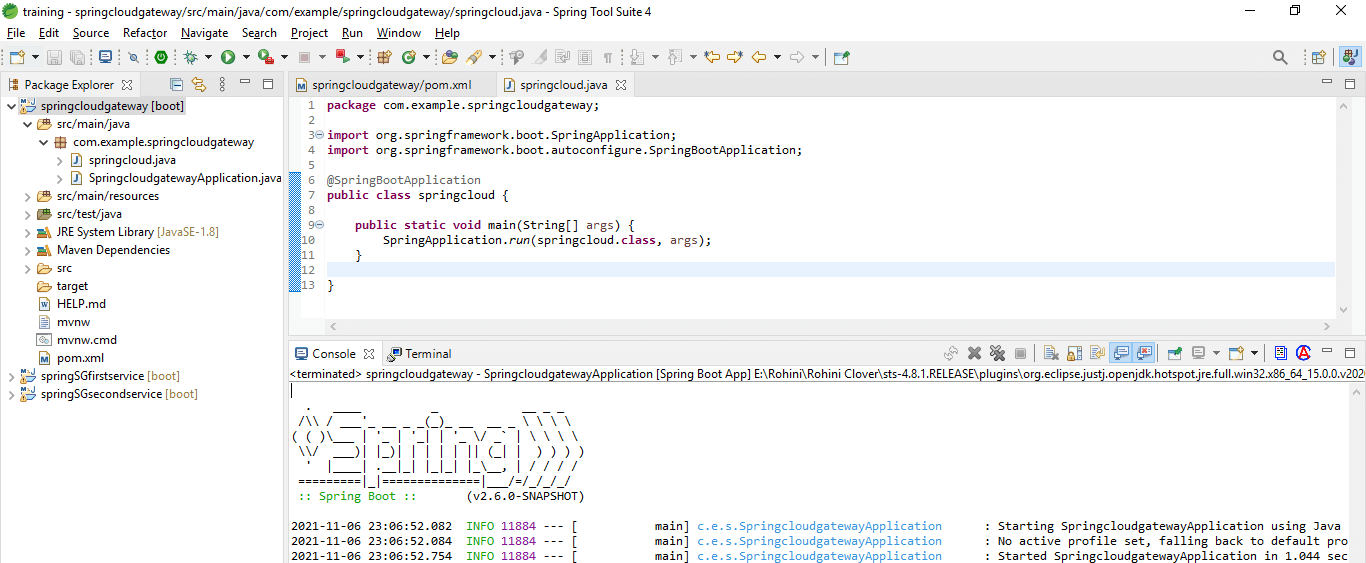 spring cloud gateway output 9