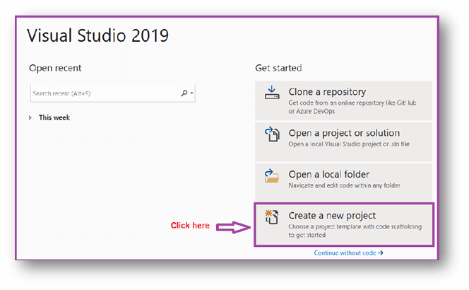 ASP.NET Core Web Application output 1