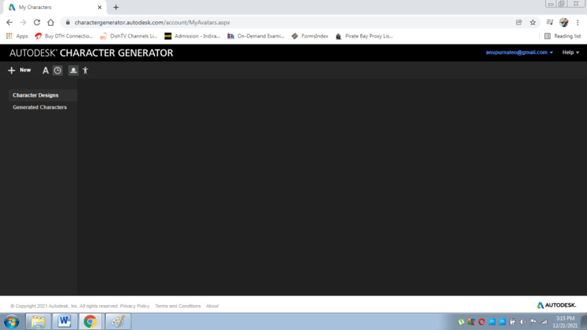 Autodesk Character Generator output 1
