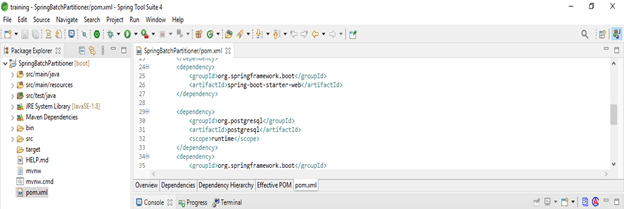 Spring Batch Partitioner output 4