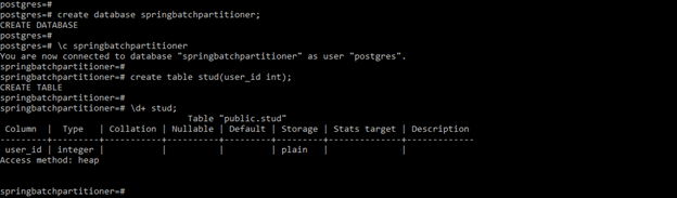 Spring Batch Partitioner output 5