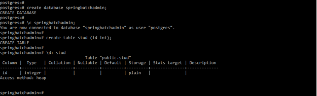 spring batch admin 1