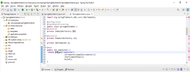 spring batch admin 4