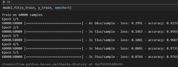 tensorflow sequential output 1