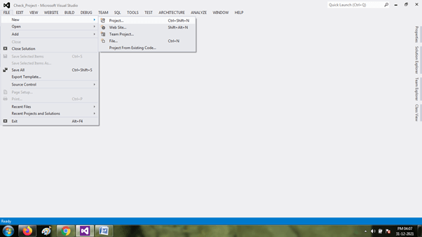 ASP.NET MVC Example output 1