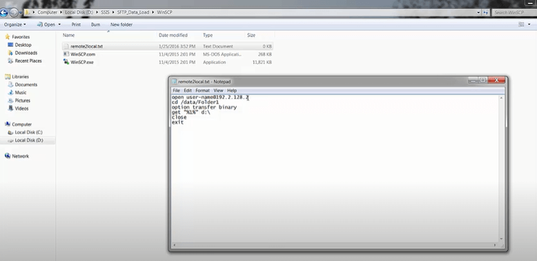 SSIS SFTP output 2