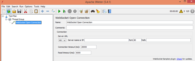 Config Elements JMeter WebSocket 4