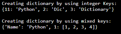 Creating Python 3 Dictionary 1