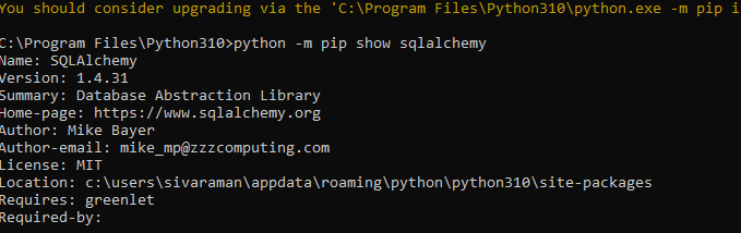 Create sqlalchemy orm 3