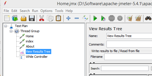 JMeter While Controller output 4