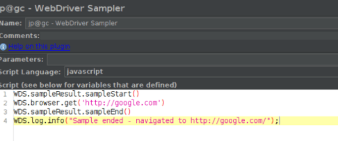 JMeter with Selenium output 2