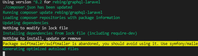 Laravel GraphQL output 2