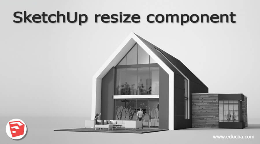 SketchUp resize component