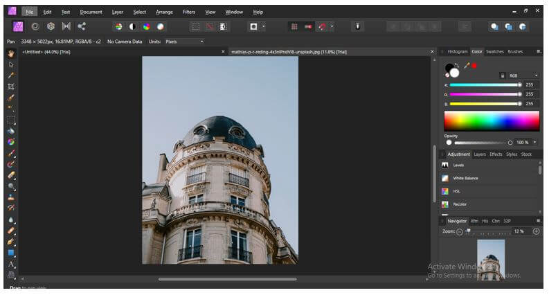 What is Affinity Photo 12